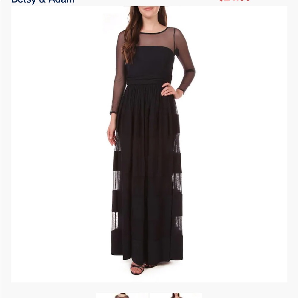 Tiered Illusion Dress